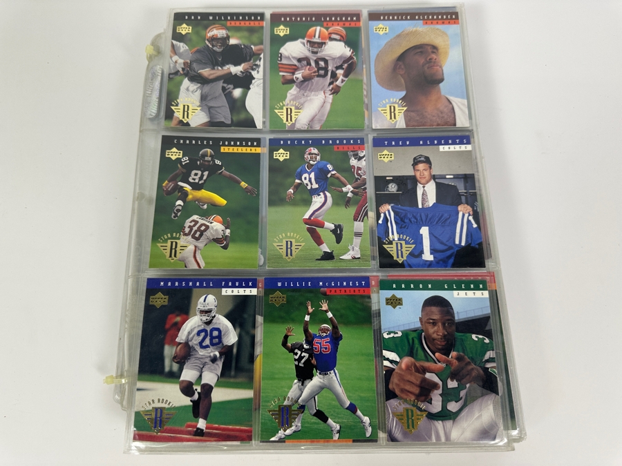 Just Added - 1994 Upper Deck NFL Football Cards - 37 Sheets [Photo 3]