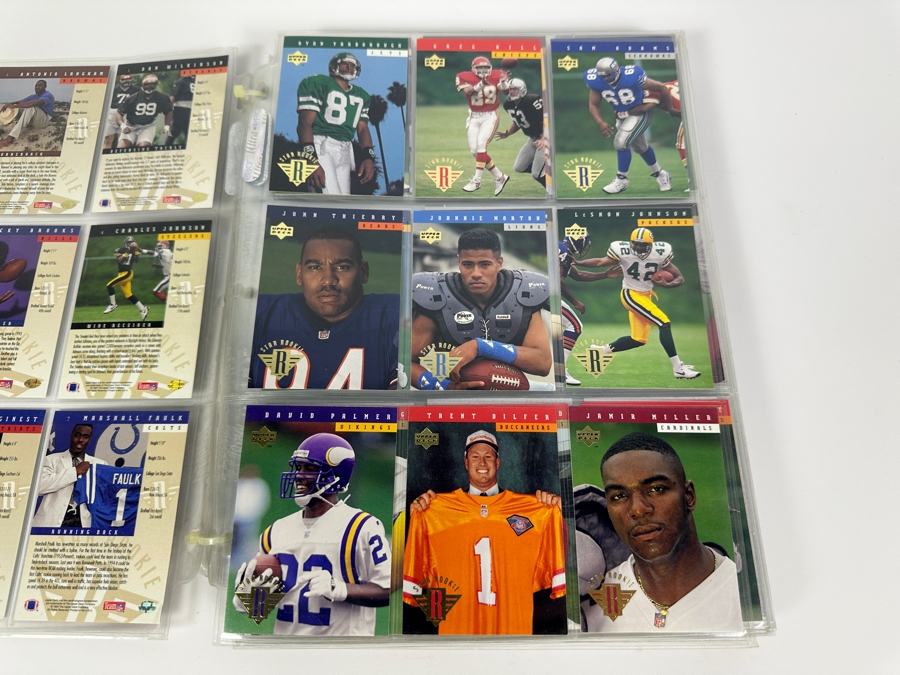 Just Added - 1994 Upper Deck NFL Football Cards - 37 Sheets [Photo 9]