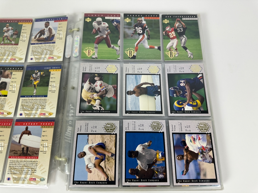 Just Added - 1994 Upper Deck NFL Football Cards - 37 Sheets [Photo 11]