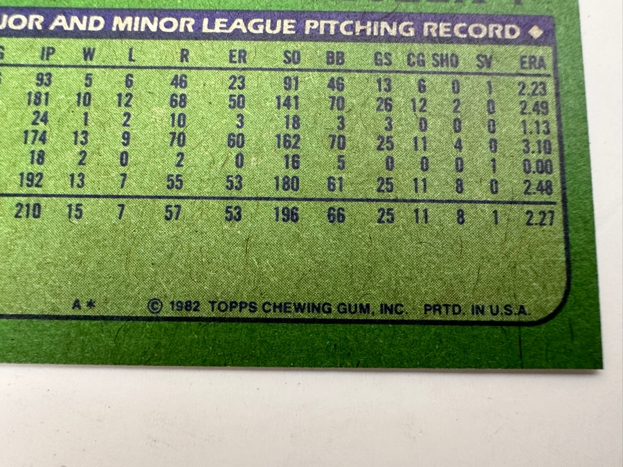 Just Added - 1982 Topps MLB Baseball Cards - Look Up Values Of Cards In This Set [Photo 9]