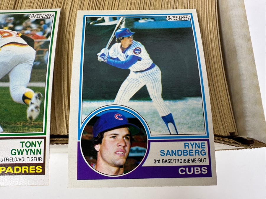 Just Added - 1983 O-Pee-Chee Premier MLB Baseball Cards With Tony Gwynn Rookie Card [Photo 3]