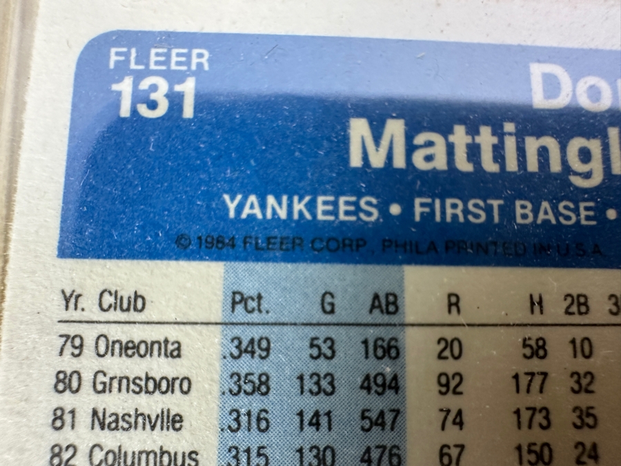 Just Added - 1984 Fleer MLB Baseball Cards [Photo 5]