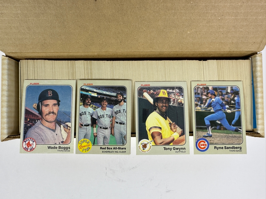 Just Added - 1983 Fleer MLB Baseball Cards With Tony Gwynn Rookie Card [Photo 2]