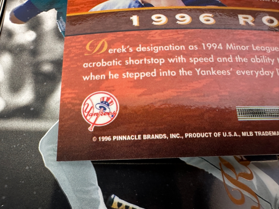Just Added - 1996 Pinnacle Select Certified Edition MLB Baseball Cards With Derek Jeter Rookie Cards [Photo 5]