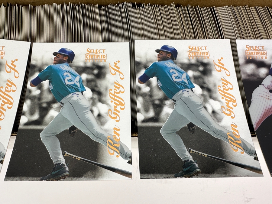 Just Added - 1996 Pinnacle Select Certified Edition MLB Baseball Cards With Derek Jeter Rookie Cards [Photo 3]