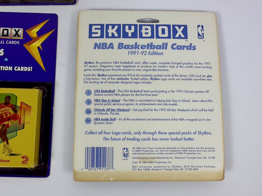 Just Added - 1991-92 Skybox NBA Basketball 62 Cards Blister Packs - 4 Unopened Packs - 248 Basketball Cards [Photo 6]