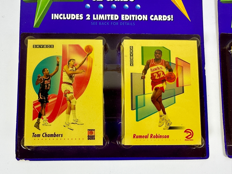 Just Added - 1991-92 Skybox NBA Basketball 62 Cards Blister Packs - 4 Unopened Packs - 248 Basketball Cards [Photo 3]