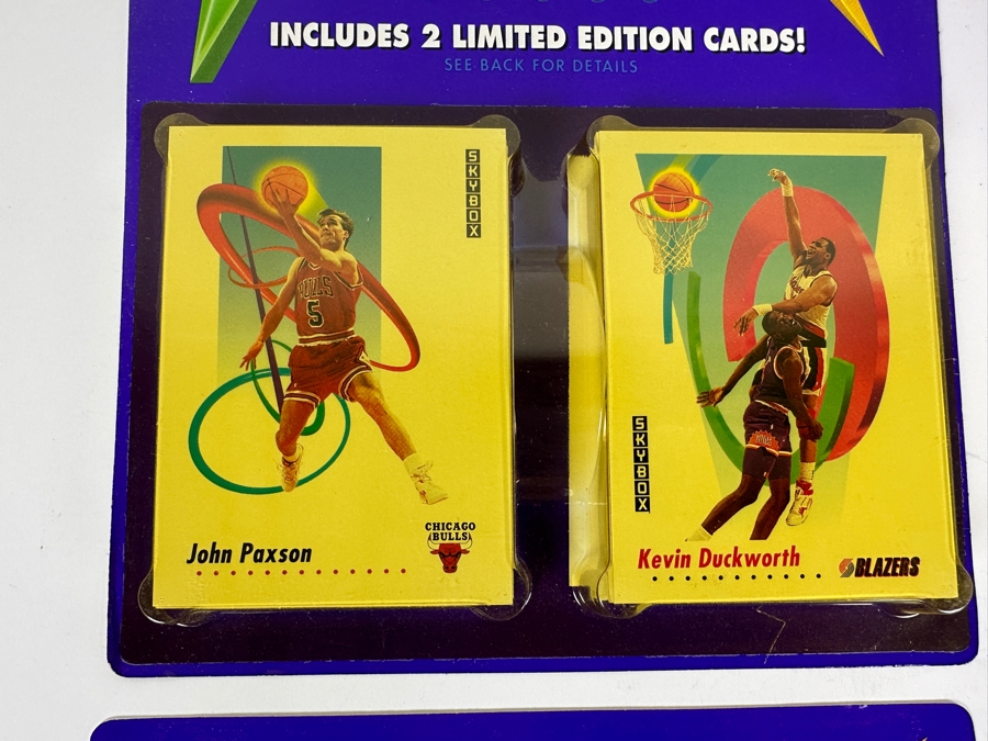 Just Added - 1991-92 Skybox NBA Basketball 62 Cards Blister Packs - 4 Unopened Packs - 248 Basketball Cards [Photo 2]