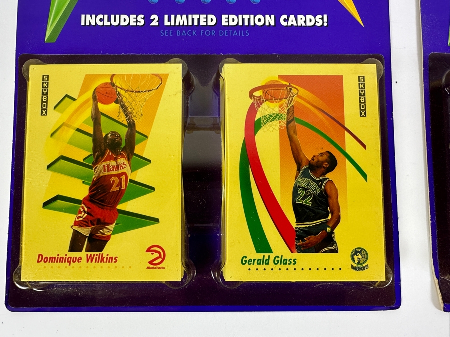 Just Added - 1991-92 Skybox NBA Basketball 62 Cards Blister Packs - 4 Unopened Packs - 248 Basketball Cards [Photo 3]
