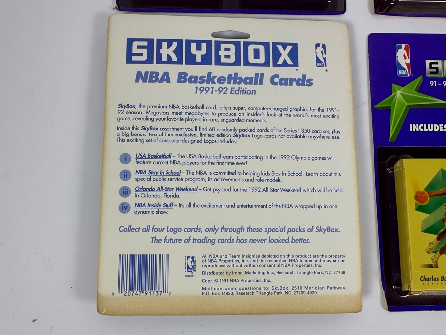 Just Added - 1991-92 Skybox NBA Basketball 62 Cards Blister Packs - 4 Unopened Packs - 248 Basketball Cards [Photo 6]