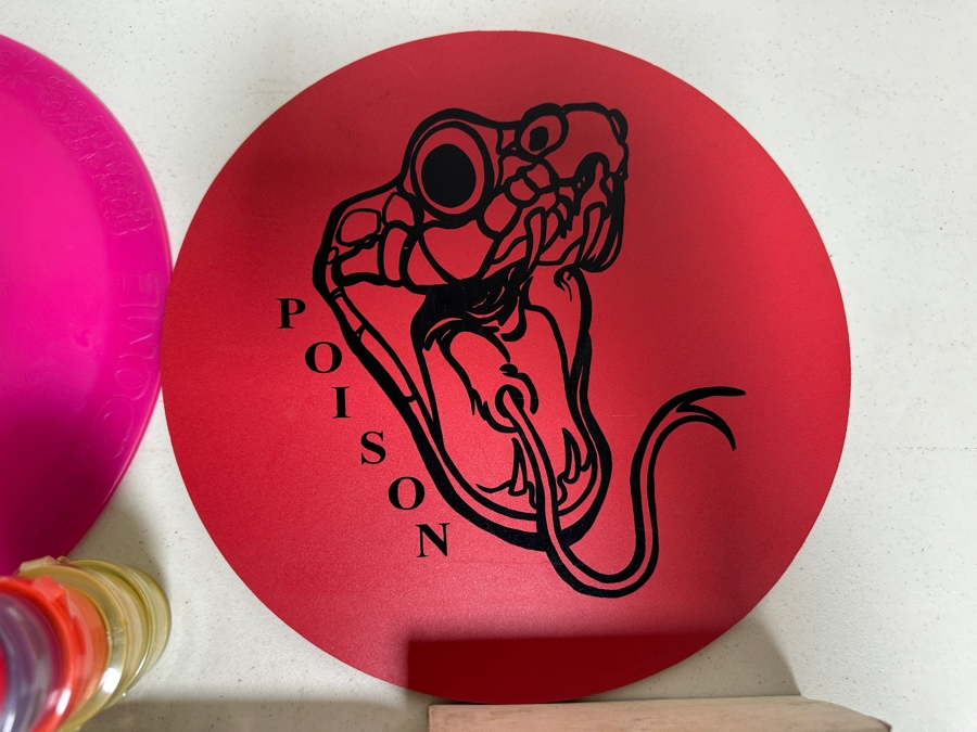 Just Added - Huge Vintage Lot Of Pog Slammers Metal / Acrylic / Paper Popular In The 1990s But Eventually Banned In Many Public Schools Due To Concerns Over Gambling And Classroom Distractions - See Photos [Photo 20]