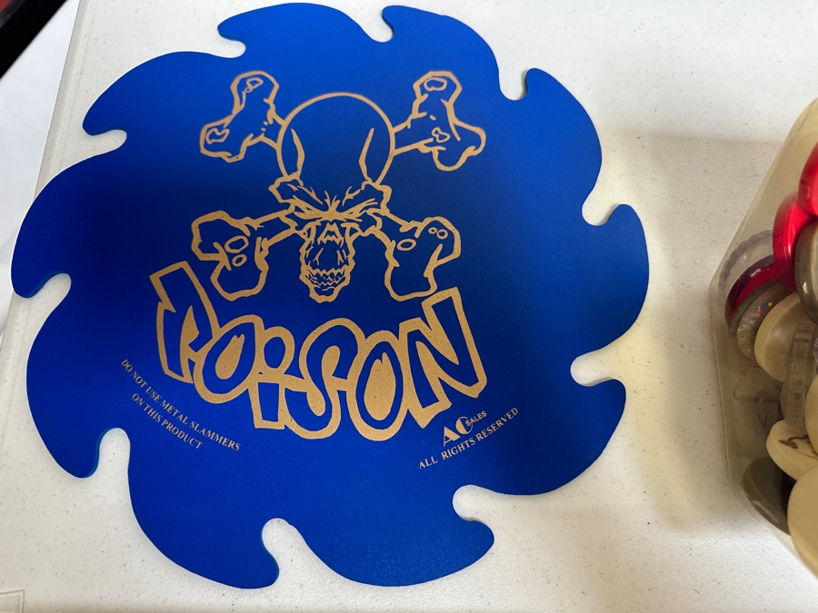 Just Added - Huge Vintage Lot Of Pog Slammers Metal / Acrylic / Paper Popular In The 1990s But Eventually Banned In Many Public Schools Due To Concerns Over Gambling And Classroom Distractions - See Photos [Photo 21]