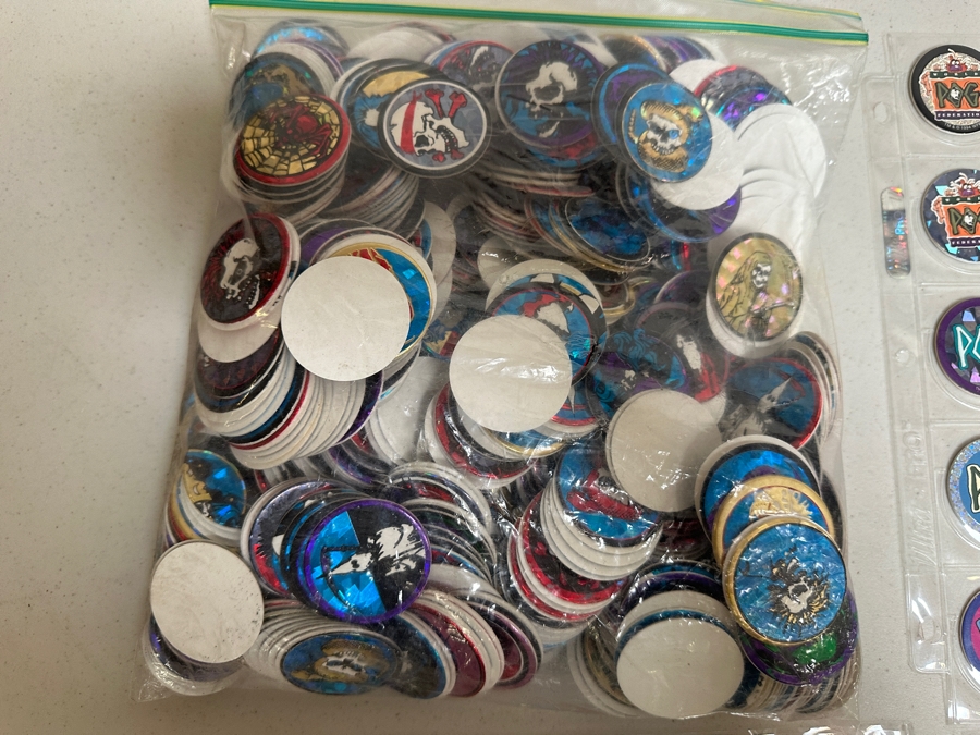 Just Added - Huge Vintage Lot Of Pog Slammers Popular In The 1990s But Eventually Banned In Many Public Schools Due To Concerns Over Gambling And Classroom Distractions - See Photos [Photo 13]