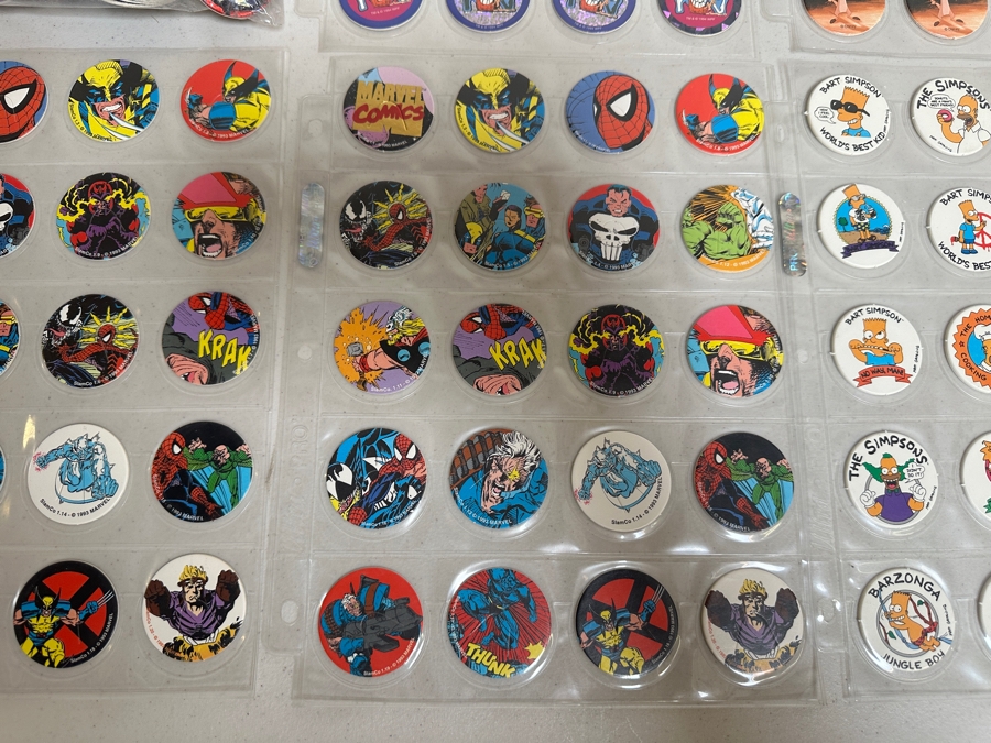Just Added - Huge Vintage Lot Of Pog Slammers Popular In The 1990s But Eventually Banned In Many Public Schools Due To Concerns Over Gambling And Classroom Distractions - See Photos [Photo 5]
