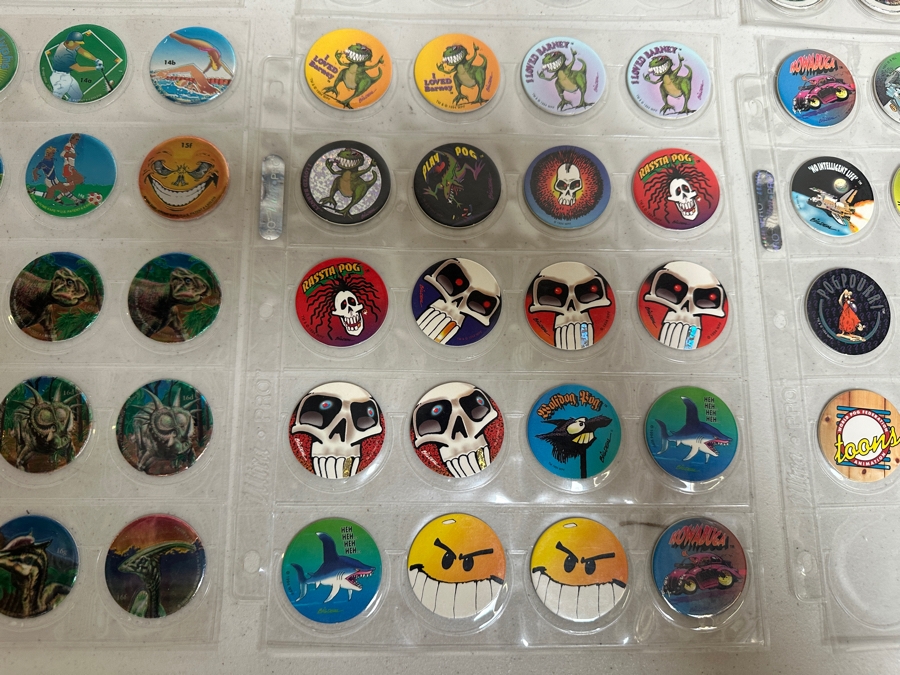 Just Added - Huge Vintage Lot Of Pog Slammers Popular In The 1990s But Eventually Banned In Many Public Schools Due To Concerns Over Gambling And Classroom Distractions - See Photos [Photo 15]