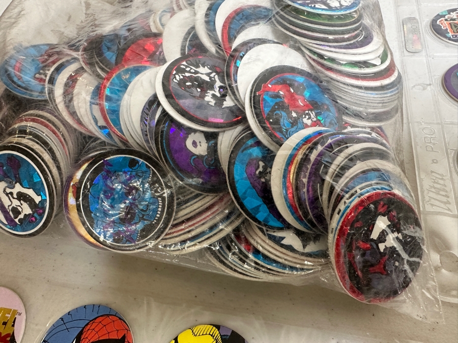 Just Added - Huge Vintage Lot Of Pog Slammers Popular In The 1990s But Eventually Banned In Many Public Schools Due To Concerns Over Gambling And Classroom Distractions - See Photos [Photo 12]