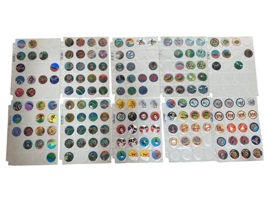 Just Added - Huge Vintage Lot Of Pog Slammers Popular In The 1990s But Eventually Banned In Many Public Schools Due To Concerns Over Gambling And Classroom Distractions - See Photos [Photo 14]