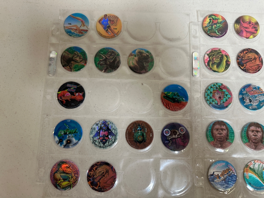 Just Added - Huge Vintage Lot Of Pog Slammers Popular In The 1990s But Eventually Banned In Many Public Schools Due To Concerns Over Gambling And Classroom Distractions - See Photos [Photo 20]