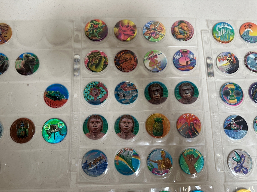 Just Added - Huge Vintage Lot Of Pog Slammers Popular In The 1990s But Eventually Banned In Many Public Schools Due To Concerns Over Gambling And Classroom Distractions - See Photos [Photo 19]