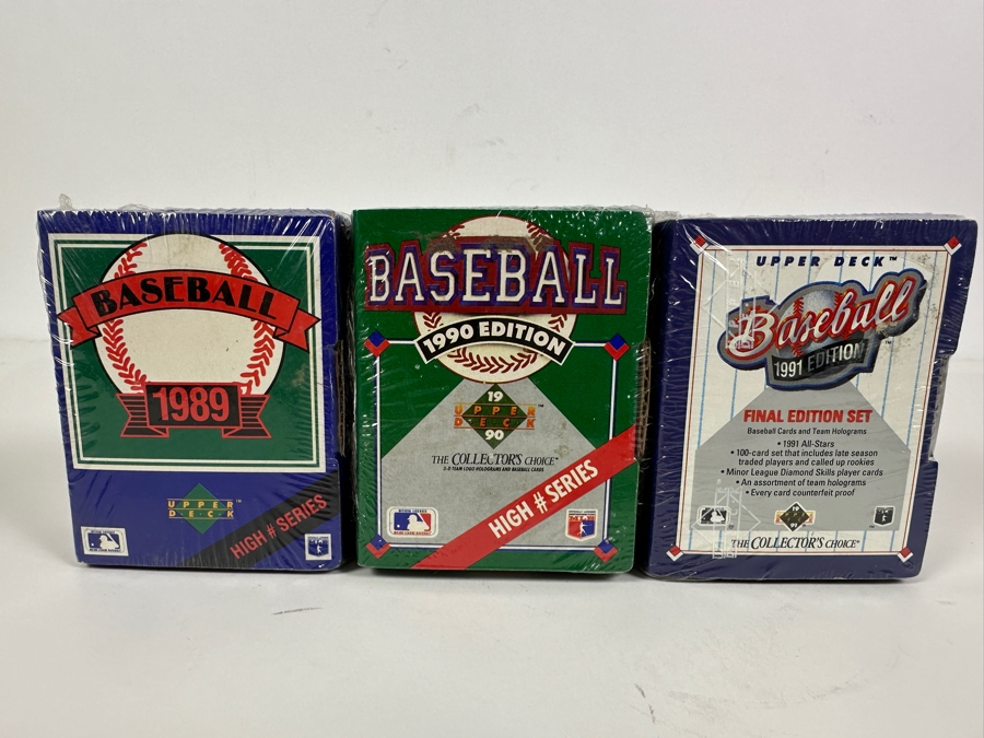 Just Added - Factory Sealed Upper Deck Baseball Cards 1989/90/91 [Photo 1]