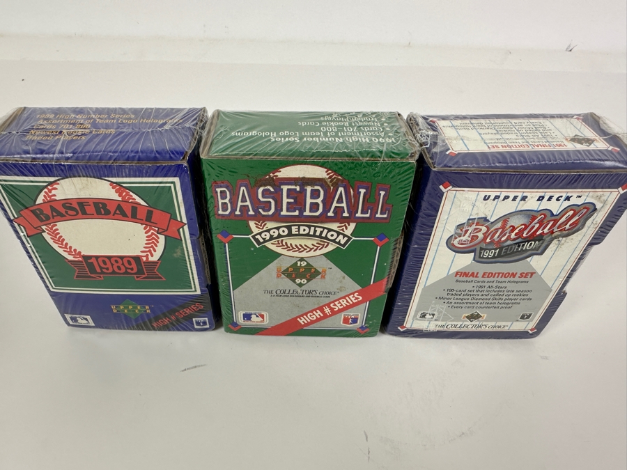 Just Added - Factory Sealed Upper Deck Baseball Cards 1989/90/91 [Photo 2]