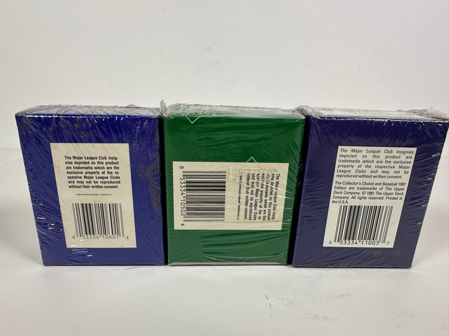 Just Added - Factory Sealed Upper Deck Baseball Cards 1989/90/91 [Photo 3]