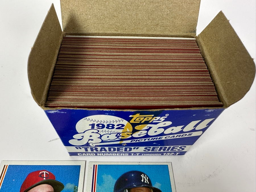 Just Added - 1982 Topps MLB Baseball Cards Traded Series [Photo 7]