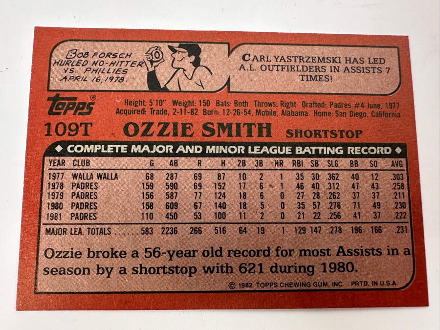 Just Added - 1982 Topps MLB Baseball Cards Traded Series [Photo 6]