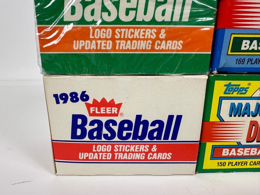 Just Added - Factory Sealed 1987 Fleer Baseball Cards, 1986 Fleer Baseball Cards, Topps 1989 & 1990 MLB Debut Baseball Cards And 1989 Score Rookie & Traded Baseball Cards [Photo 4]