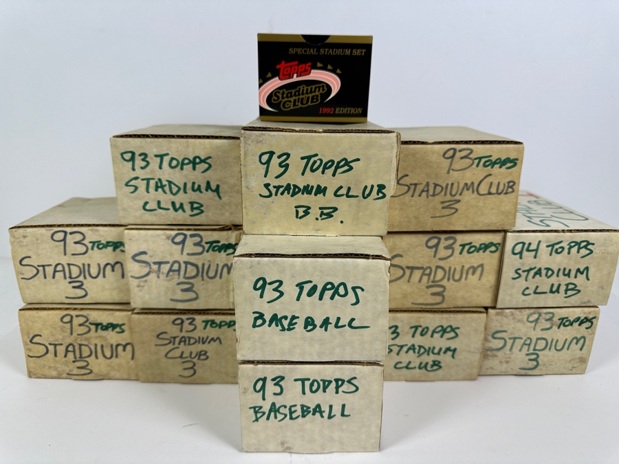 1992/93/94 Collection Of Topps MLB Baseball Cards