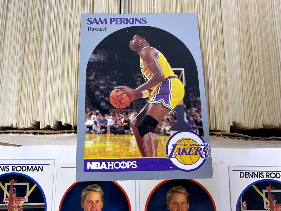 Last Minute Add - 1989/90 NBA Hoops Basketball Cards With Multiple Steve Kerr Rookie Cards [Photo 5]