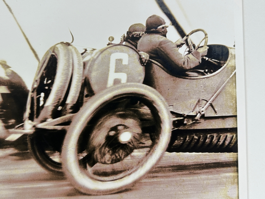 Jacques Henri Lartigue (1894-1986, France) Hand Signed Photograph Grand Prix Of The Automobile Club De France L'A.C.F., Automobile Delage 1912 Gelatin Silver Print, Printed Later, Signed In Ink J. H. Lartigue 14 X 10 Estimate $5,000-$7,000 [Photo 2]