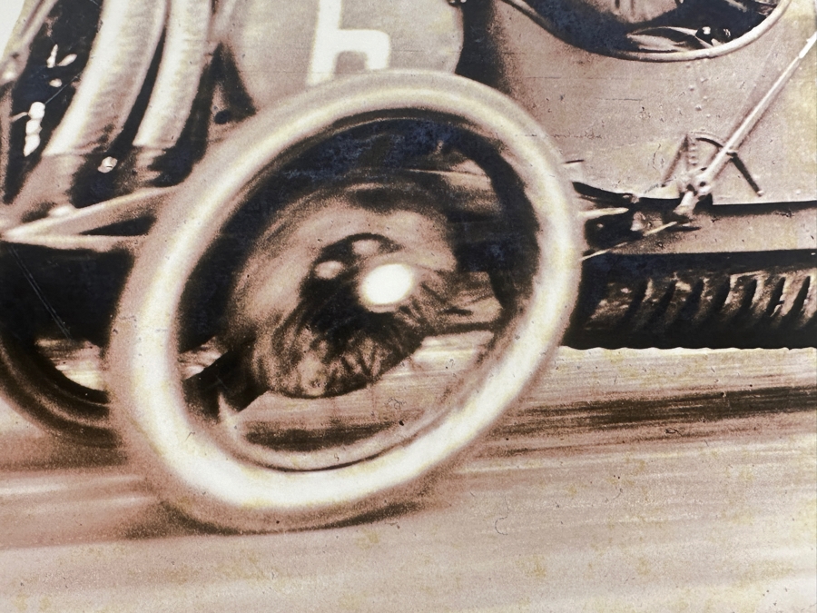 Jacques Henri Lartigue (1894-1986, France) Hand Signed Photograph Grand Prix Of The Automobile Club De France L'A.C.F., Automobile Delage 1912 Gelatin Silver Print, Printed Later, Signed In Ink J. H. Lartigue 14 X 10 Estimate $5,000-$7,000 [Photo 5]