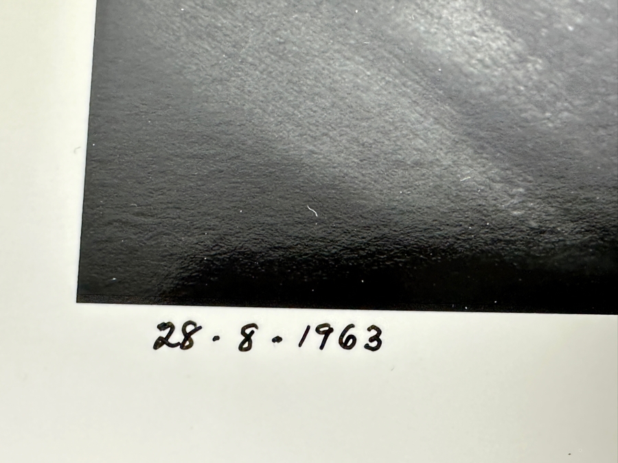 Dan Budnik (1933-2020, American) Signed Photograph Of Martin Luther King Jr. Shortly After His March On Washington 'I Have A Dream' Speech On 8/28/1963 Gelatin Silver Print Ink Signed Dan Budnik 8.5 X 6 Estimate $3,000-$5,000 [Photo 10]