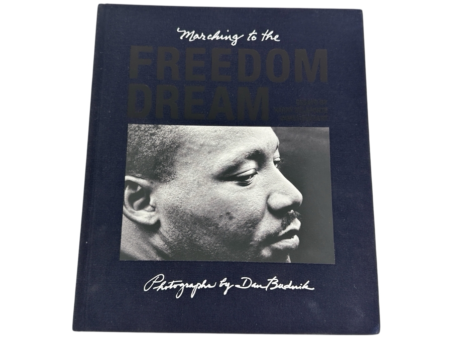 Dan Budnik (1933-2020, American) Signed First Edition Hardcover Book Marching To The Freedom Dream Featuring Photographs Documenting 3 Seminal Marches During The Civil Rights Movement - Photography By Dan Budnik - Cover Photo Of Book Featured In This Sale