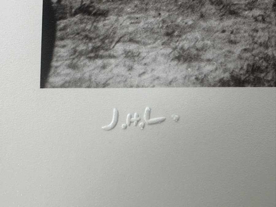 Jacques Henri Lartigue (1894-1986, France) Hand Signed Photograph Balloon Airship 1919 Gelatin Silver Print, Printed Later, Signed In Ink J. H. Lartigue 10 X 9.5 Estimate $5,000-$7,000 [Photo 3]