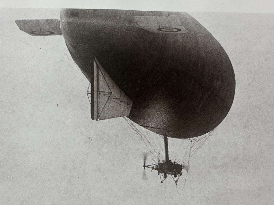 Jacques Henri Lartigue (1894-1986, France) Hand Signed Photograph Balloon Airship 1919 Gelatin Silver Print, Printed Later, Signed In Ink J. H. Lartigue 10 X 9.5 Estimate $5,000-$7,000 [Photo 4]