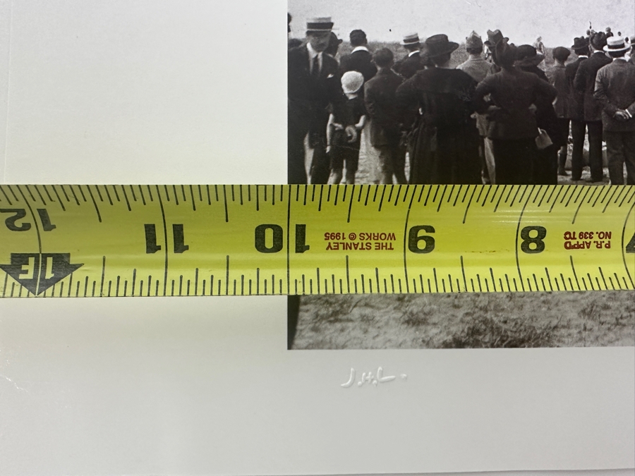 Jacques Henri Lartigue (1894-1986, France) Hand Signed Photograph Balloon Airship 1919 Gelatin Silver Print, Printed Later, Signed In Ink J. H. Lartigue 10 X 9.5 Estimate $5,000-$7,000 [Photo 9]