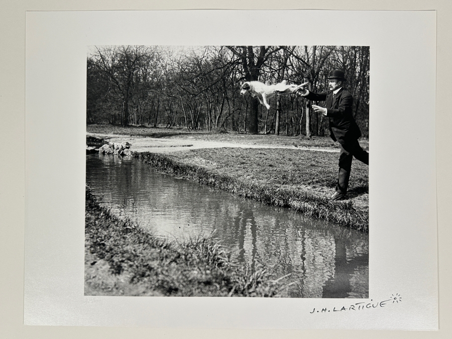 Jacques Henri Lartigue (1894-1986, France) Hand Signed Photograph Monsieur Follette, (Plitt) & Tupy, Paris 1912 Gelatin Silver Print, Printed Later, Signed In Ink J. H. Lartigue 11 X 9.5 Estimate $5,000-$7,000 [Photo 2]