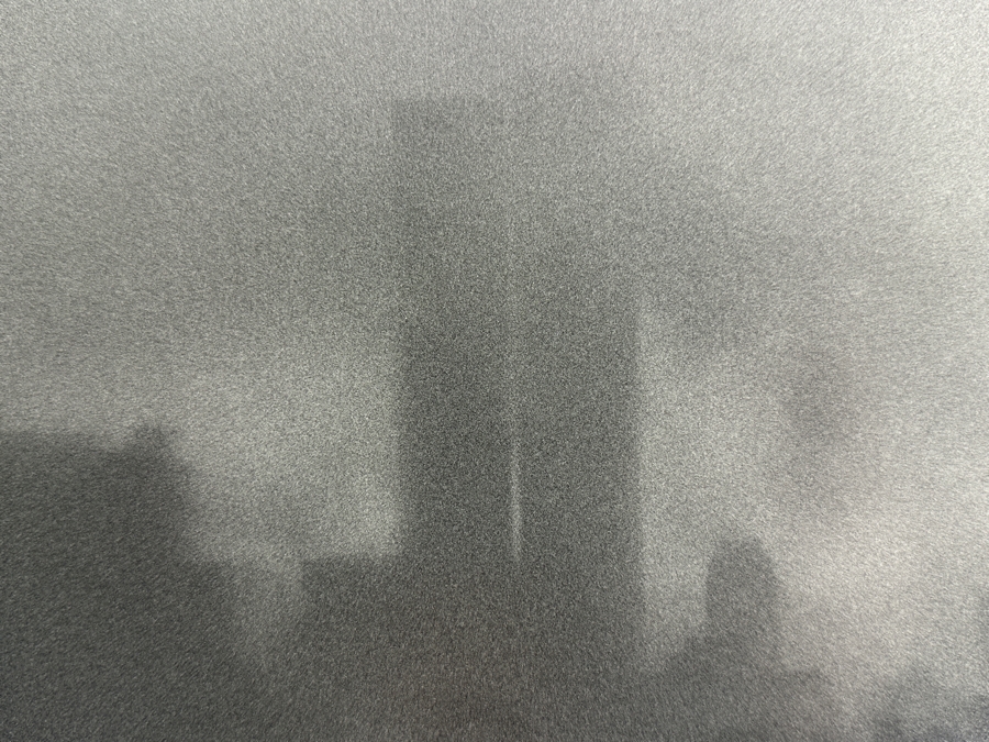 Wolf Von Dem Bussche (1934-2014, American) Hand Signed Limited Edition B&W Photographic Print Titled 'Washington Square With Trade Center Towers NYC 1976' Signed On Front And Verso Numbered 88 Of 90 - 13 X 8 [Photo 4]