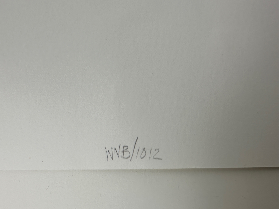 Wolf Von Dem Bussche (1934-2014, American) Hand Signed Limited Edition B&W Photographic Print Titled 'Washington Square With Trade Center Towers NYC 1976' Signed On Front And Verso Numbered 88 Of 90 - 13 X 8 [Photo 14]