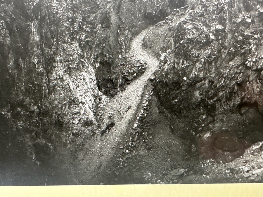 Emery C. Kolb - Kolb Brothers' Photography Studio On The South Rim Of The Grand Canyon 'The Cork Screw: Lower End Of Bright Angel Trail' Photograph Stamped Emery C. Kolb On Verso 8 X 10 [Photo 9]