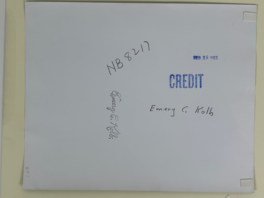 Emery C. Kolb - Kolb Brothers' Photography Studio On The South Rim Of The Grand Canyon 'The Cork Screw: Lower End Of Bright Angel Trail' Photograph Stamped Emery C. Kolb On Verso 8 X 10 [Photo 13]