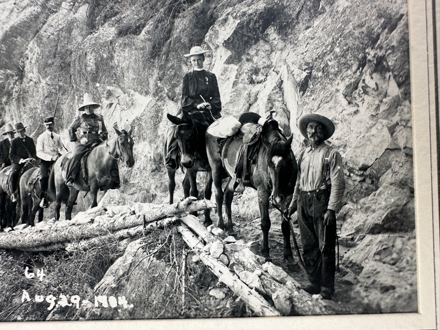 August 29, 1904 Kolb Brothers' Photography Studio On The South Rim Of The Grand Canyon Photograph In Original Kolb Brothers Frame 6.5 X 4.5 [Photo 6]