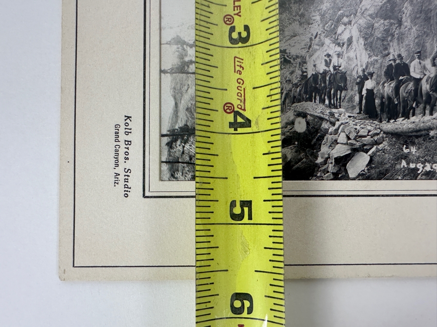 August 29, 1904 Kolb Brothers' Photography Studio On The South Rim Of The Grand Canyon Photograph In Original Kolb Brothers Frame 6.5 X 4.5 [Photo 13]