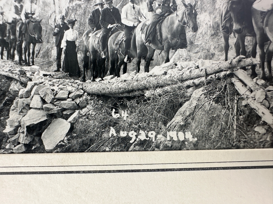 August 29, 1904 Kolb Brothers' Photography Studio On The South Rim Of The Grand Canyon Photograph In Original Kolb Brothers Frame 6.5 X 4.5 [Photo 5]