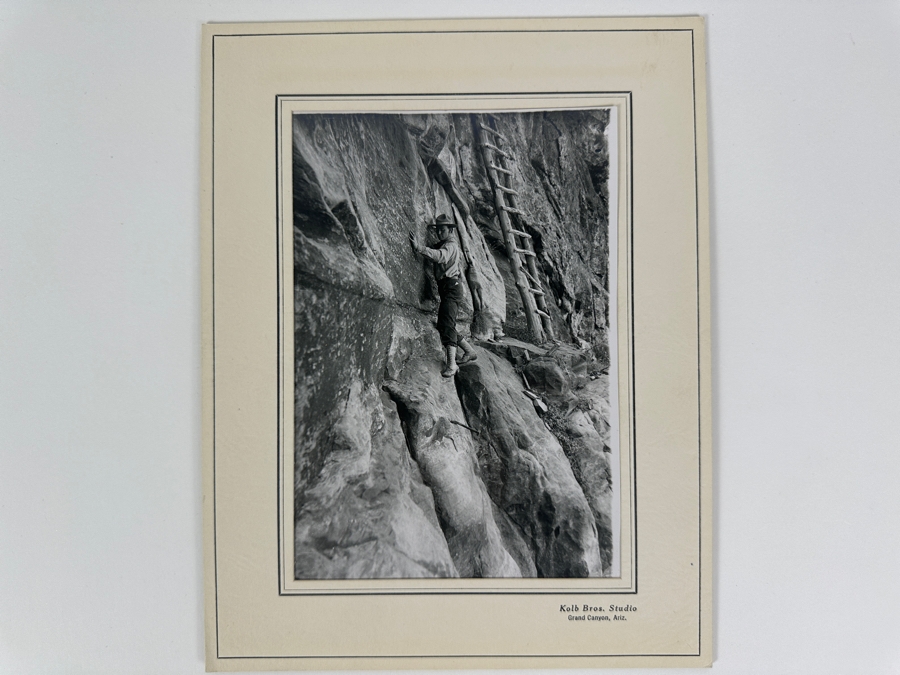 Kolb Brothers' Photography Studio On The South Rim Of The Grand Canyon Photograph In Original Kolb Brothers Frame 4.5 X 6.5 [Photo 2]