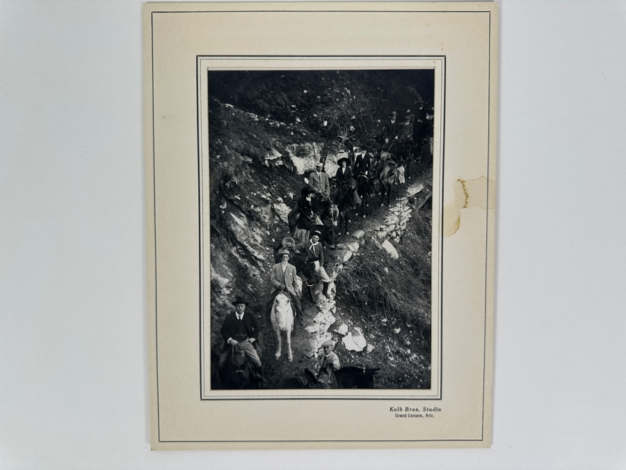 Kolb Brothers' Photography Studio On The South Rim Of The Grand Canyon Photograph In Original Kolb Brothers Frame 4.5 X 6.5 [Photo 2]
