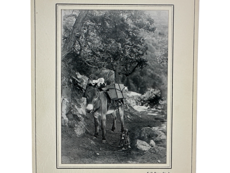 Kolb Brothers' Photography Studio On The South Rim Of The Grand Canyon Photograph In Original Kolb Brothers Frame 4.5 X 6.5	