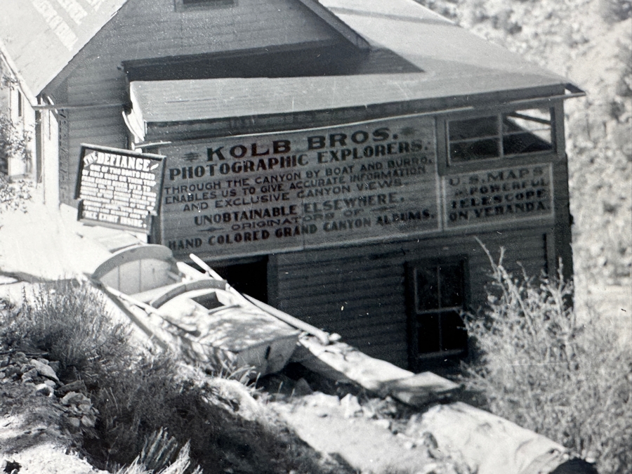 Kolb Brothers' Photography Studio On The South Rim Of The Grand Canyon Photograph In Original Kolb Brothers Frame 6.5 X 4.5 [Photo 5]